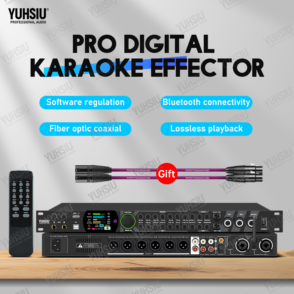 Audio Music Dj - YUHSIU Karaoke Digital Effects Processor Bluetooth