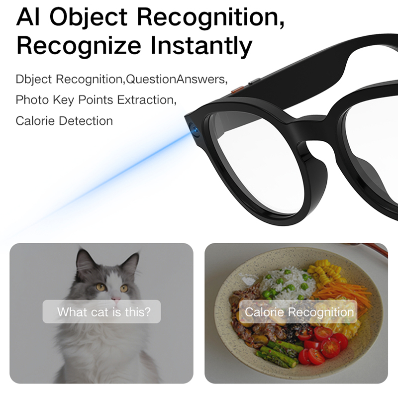 Lenovo G6 Smart Glasses 8MP Ca - Audio Music Image review and price