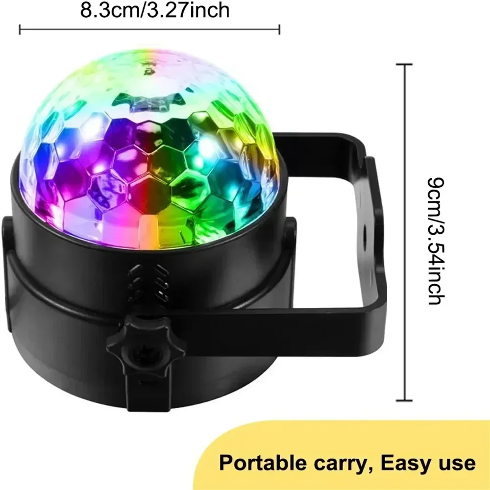 RGB LED Stage Disco Light Rota - Audio Music Dj review and price