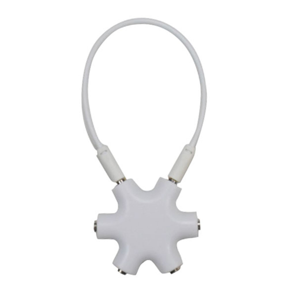 6 Port 3.5mm Snow Shape Earpho - Audio Music Dj review and price