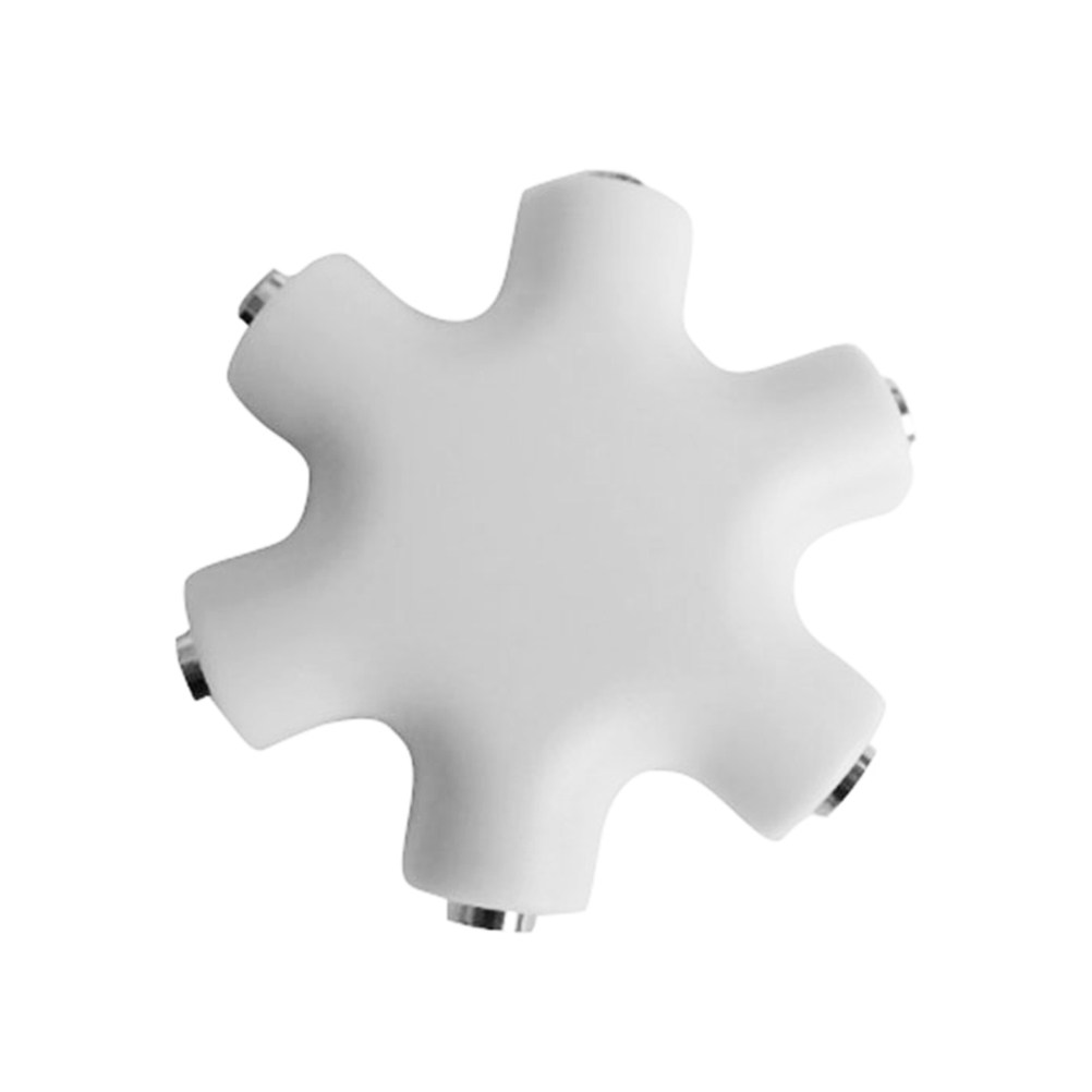6 Port 3.5mm Snow Shape Earpho - Audio Music Dj review and price