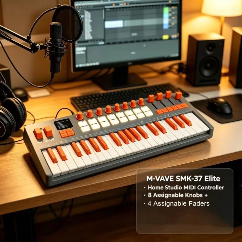 M-VAVE SMK-37 Elite MIDI Keybo - Midi Controller Pad review and price